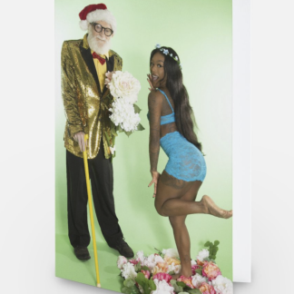 Santa Greeting Card for the month of May featuring Tess Artiste